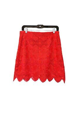 Trina Turk Rico Skirt Moroccan Sunset Size 6 NWT Lined Side Zip Closure Floral M